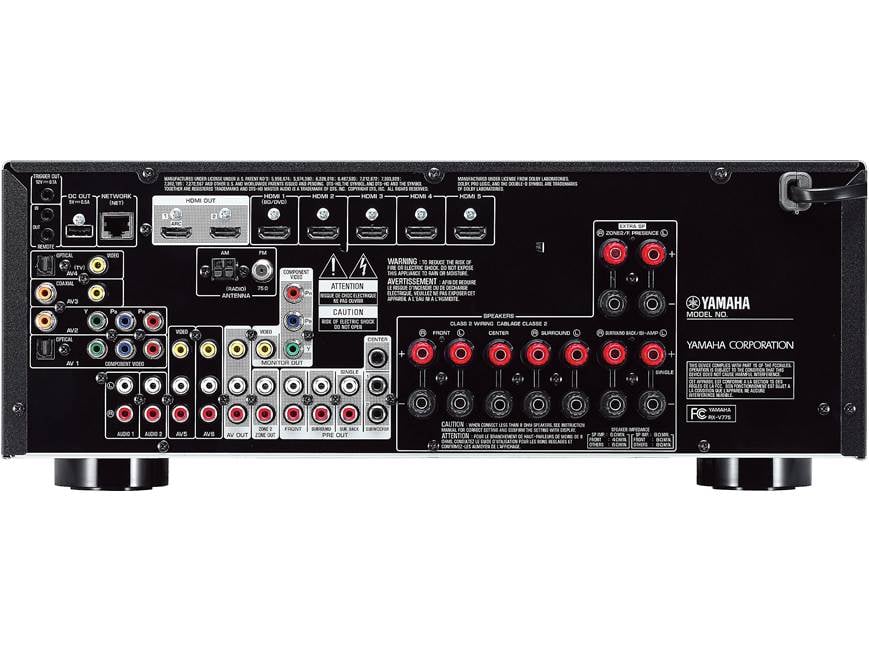 Yamaha RX-V775WA 7.2-channel home theater receiver with Apple