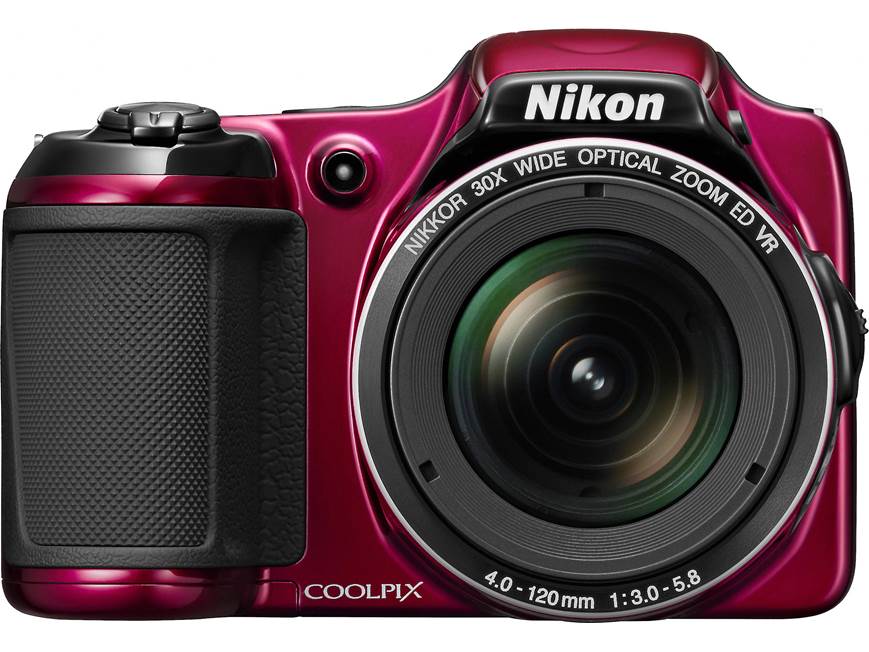 Nikon Coolpix L820 (Red) 16-megapixel digital camera with 30X