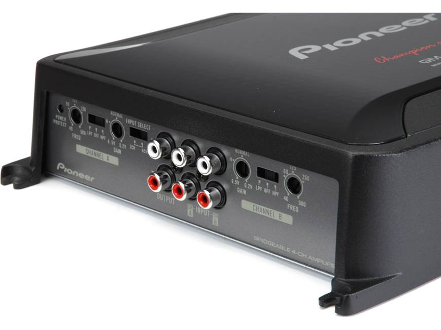 Pioneer GM-D8604 4-channel car amplifier — 100 watts RMS x 4 at