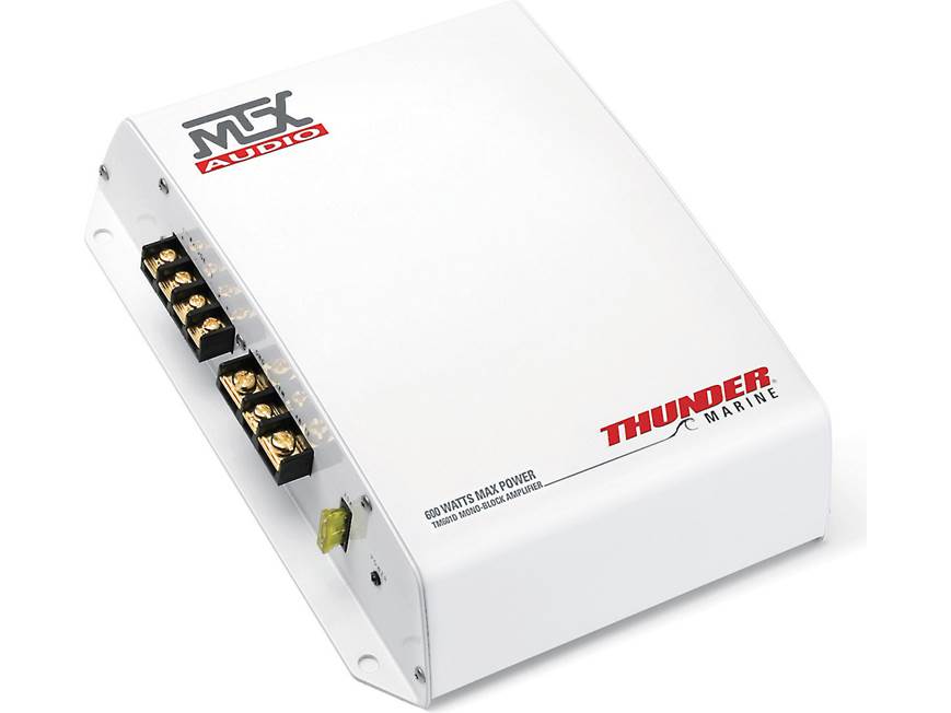 MTX TM601D Mono marine amplifier — 200 watts x 1 at 2 ohms at