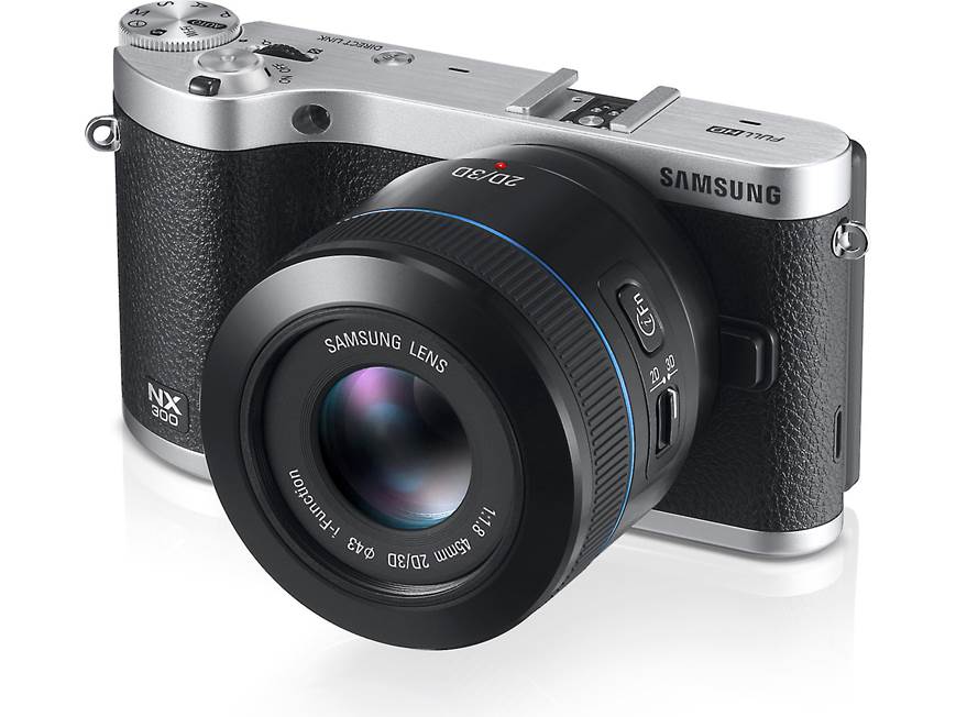 Samsung NX300 (Black) 20.3-megapixel hybrid camera with 20-50mm
