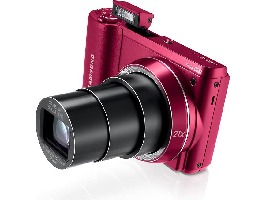 Samsung WB800F (Red) 16.3-megapixel digital camera with 21X