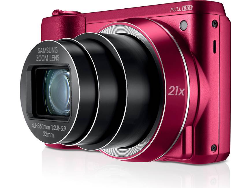 Samsung WB800F (Red) 16.3-megapixel digital camera with 21X