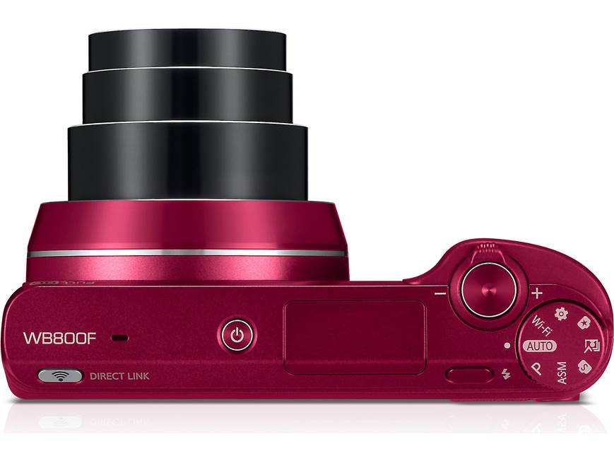 Samsung WB800F (Red) 16.3-megapixel digital camera with 21X