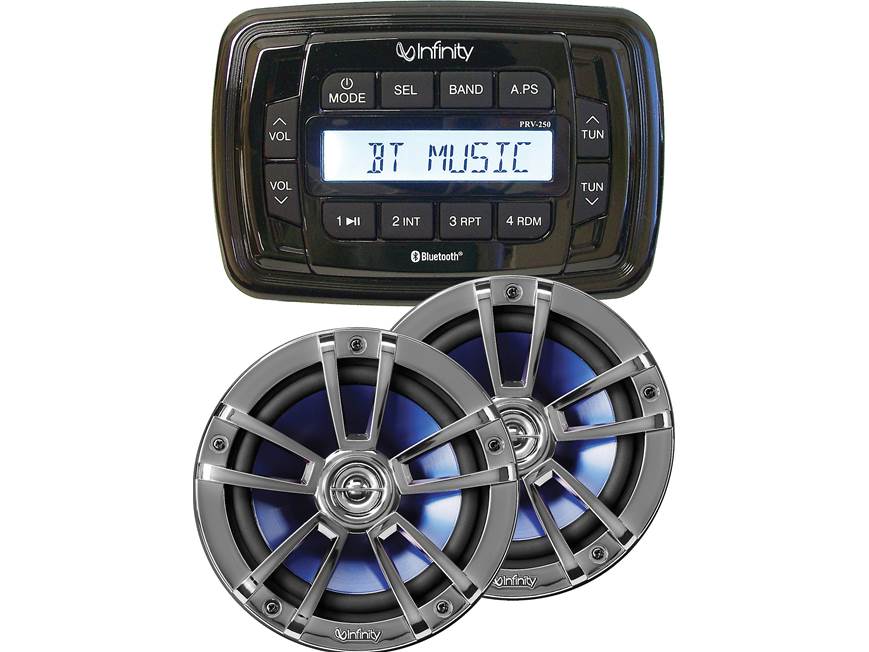 Infinity INF-MPK250 Marine audio package: Includes INF-PRV250