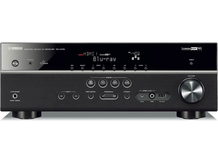 Yamaha RX-V475 5.1-channel home theater receiver with Apple