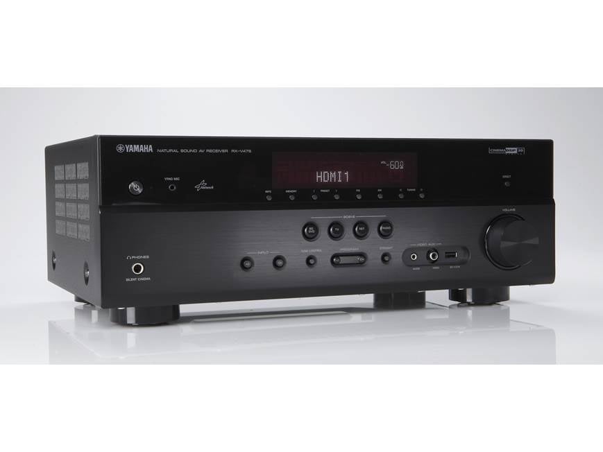 Yamaha RX-V475 5.1-channel home theater receiver with Apple