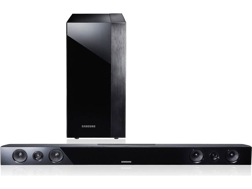 Samsung HW-F450 サウンドバー ワイヤレスサブウーファー付き Samsung HW-F450 Powered 2.1-channel home theater sound bar with