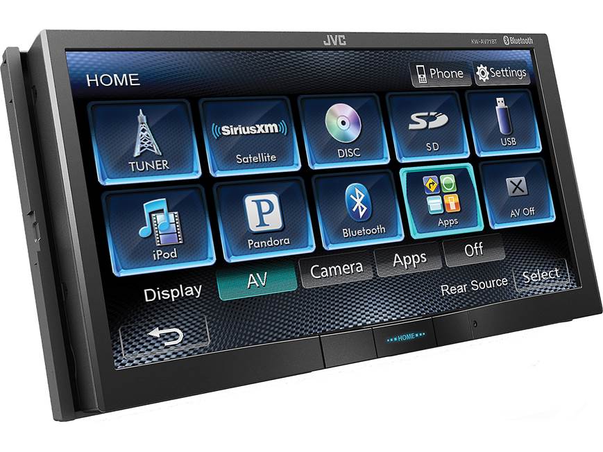 JVC KW-AV71BT DVD receiver at Crutchfield