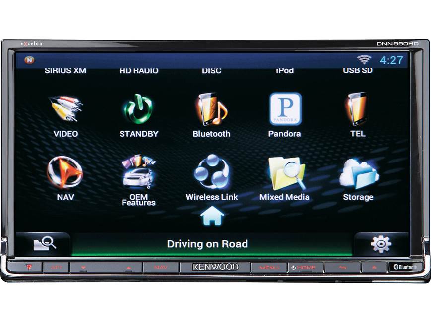 Kenwood Excelon DNN990HD Navigation receiver with Wi-Fi® at