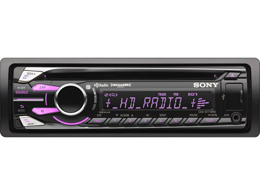 Sony CDX-GT710HD CD receiver at Crutchfield