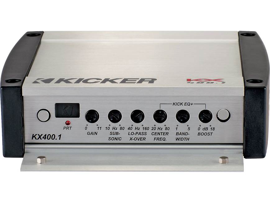 Kicker 40KX400.1 Mono subwoofer amplifier — 400 watts RMS x 1 at 2 