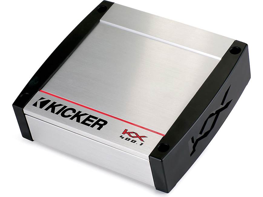 Kicker 40KX400.1 Mono subwoofer amplifier — 400 watts RMS x 1 at 2