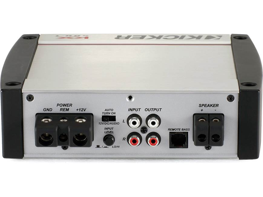 Kicker 40KX400.1 Mono subwoofer amplifier — 400 watts RMS x 1 at 2