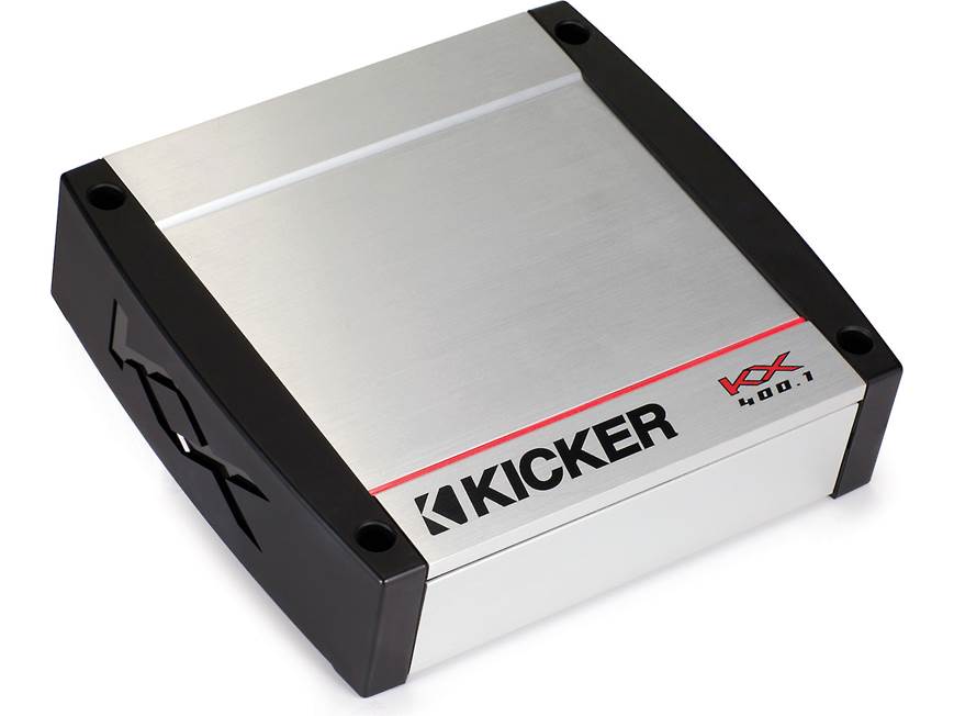Kicker 40KX400.1 Mono subwoofer amplifier — 400 watts RMS x 1 at 2 