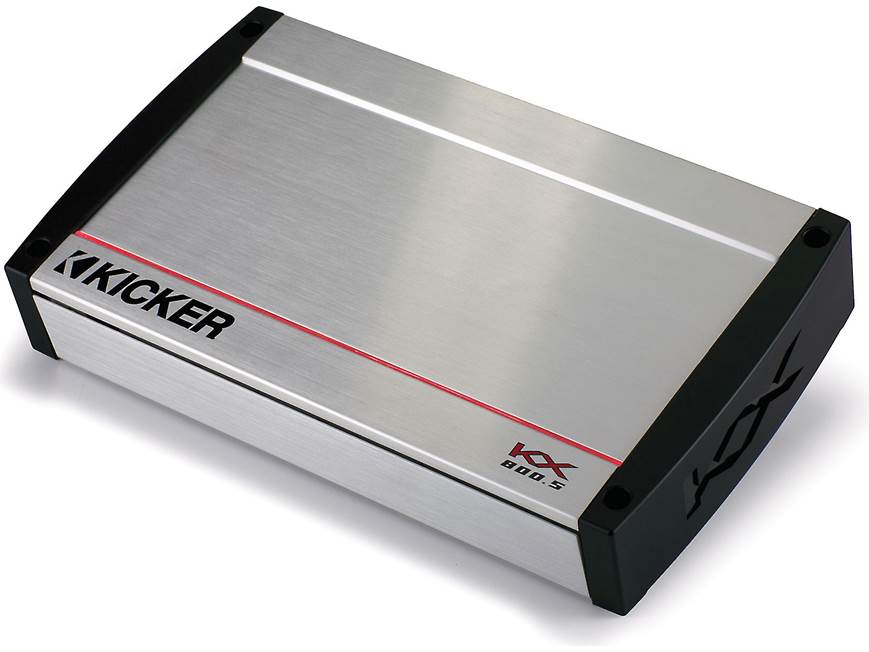 KICKER KX800.1 アンプ ベースコントローラー パワーケーブル付属 Kicker 40KX800.5 5-channel car amplifier — 50 watts RMS x 4 at 4