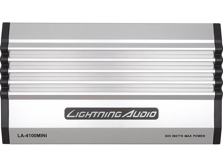 Lightning Audio LA-4100MINI 4-channel car amplifier — 50 watts RMS