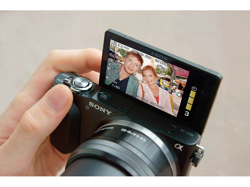 Sony Alpha NEX-3N (Black) 16-megapixel digital camera with 180