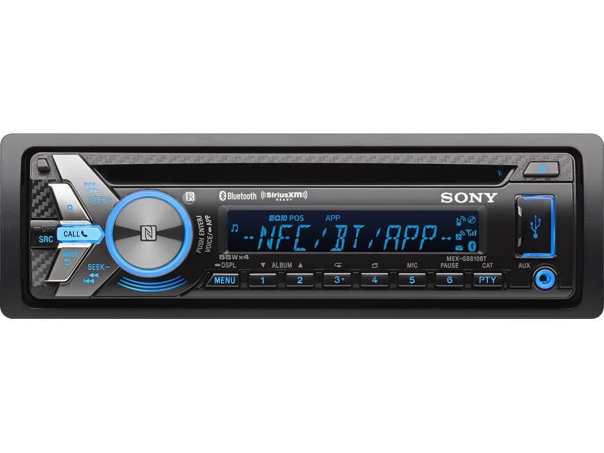 Sony MEX-GS610BT CD receiver at Crutchfield