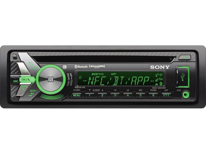 Sony MEX-GS610BT CD receiver at Crutchfield