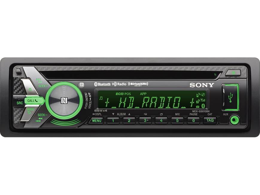Sony MEX-GS810BH CD receiver at Crutchfield