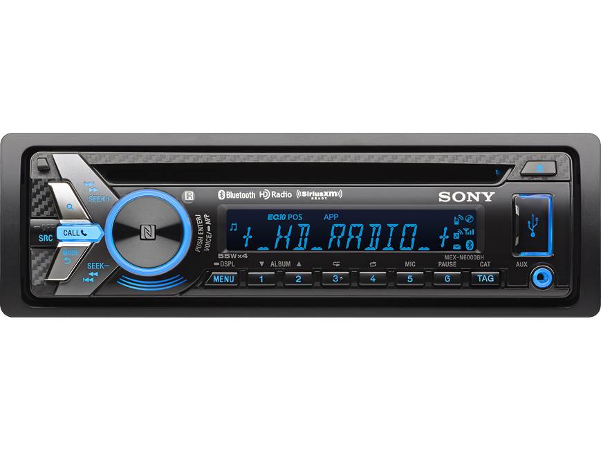 Sony MEX-N6000BH CD receiver at Crutchfield