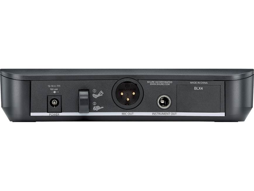 Shure BLX4 (518-542MHz, Band H8) Single channel wireless receiver