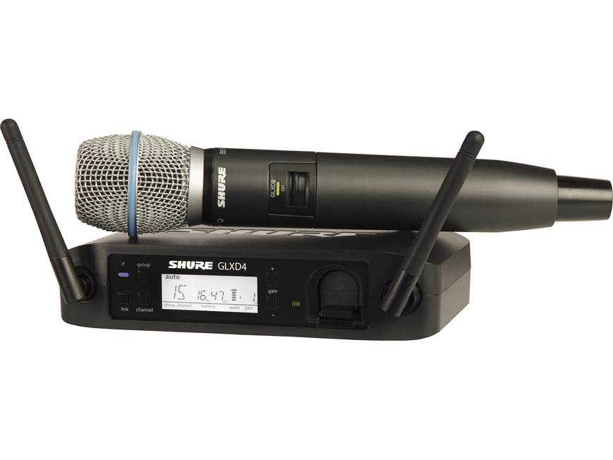 Shure GLXD24/BETA87A Digital wireless microphone system with