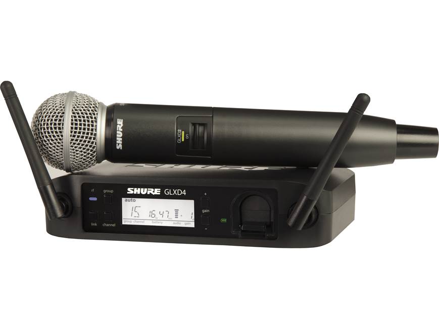 Shure GLXD24/SM58 Digital handheld wireless microphone system with
