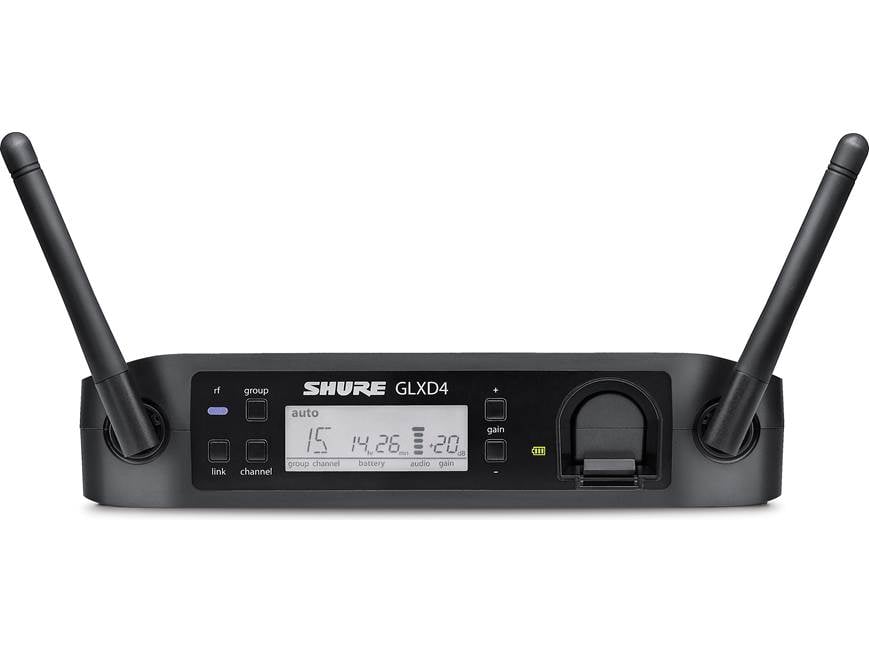 Shure GLXD4 Digital wireless receiver at Crutchfield