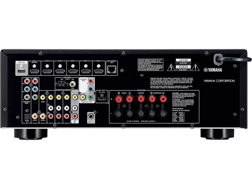 Yamaha RX-V477 5.1-channel home theater receiver with Apple