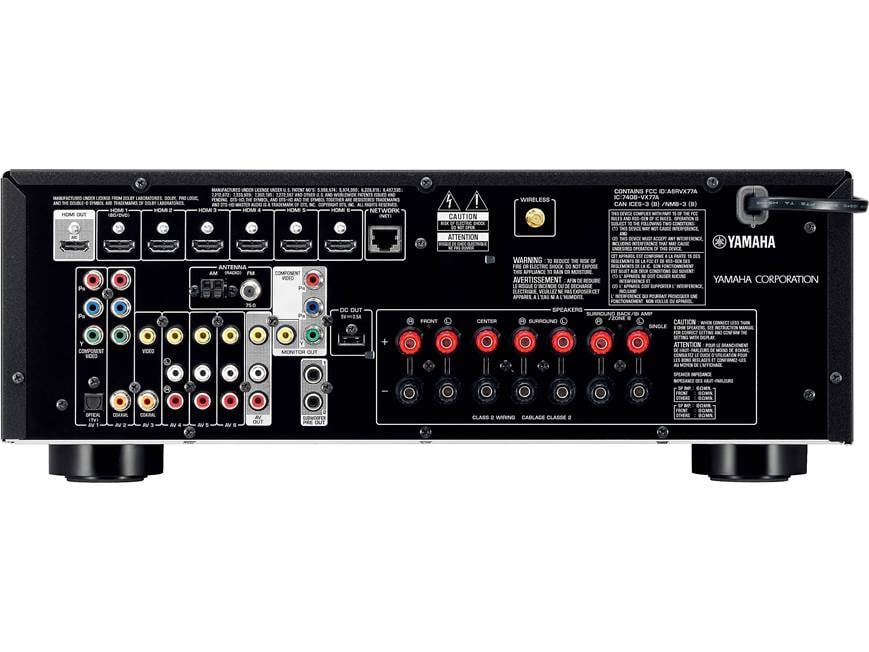 Yamaha RX-V577 7.2-channel home theater receiver with Wi-Fi® and