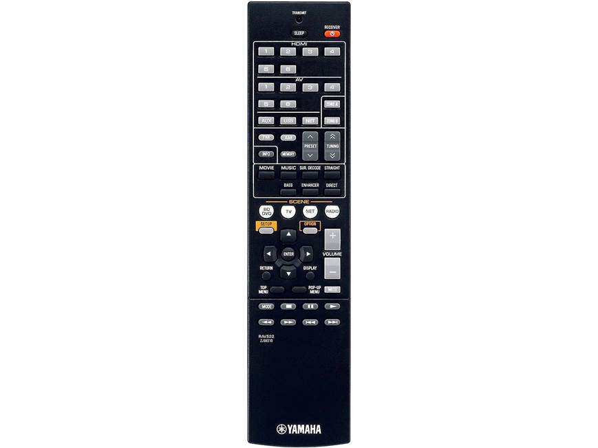 Yamaha RX-V577 7.2-channel home theater receiver with Wi-Fi® and
