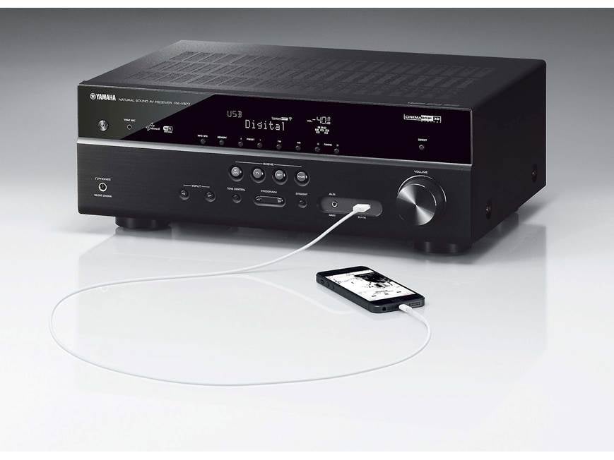 Yamaha RX-V577 7.2-channel home theater receiver with Wi-Fi® and