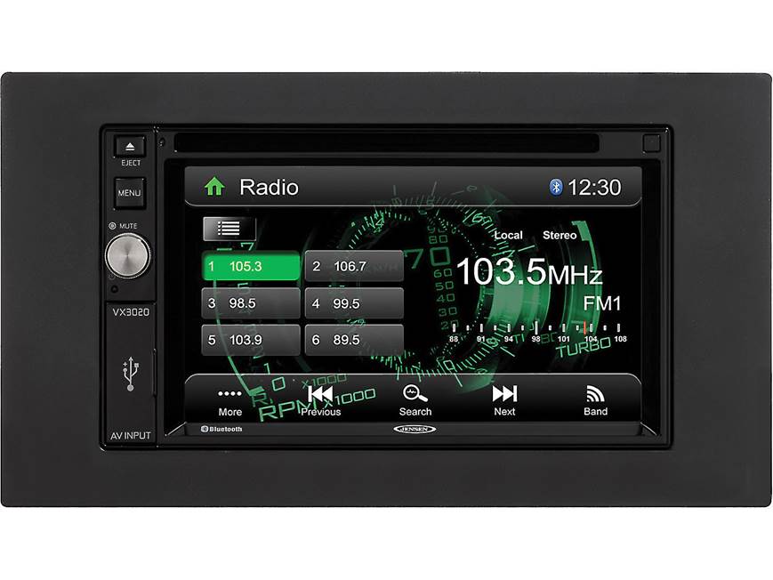 Jensen VX3020 DVD receiver at Crutchfield