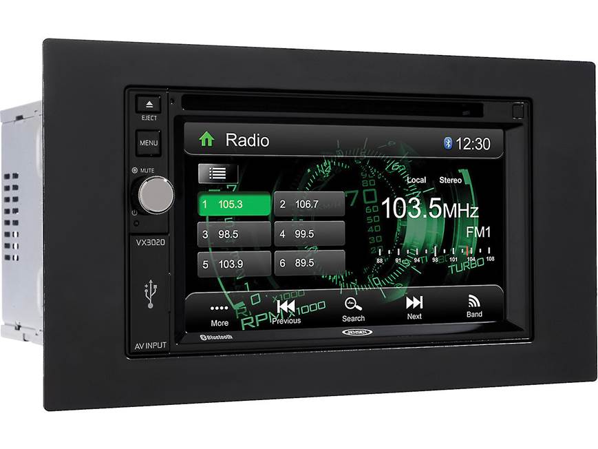 Jensen VX3020 DVD receiver at Crutchfield
