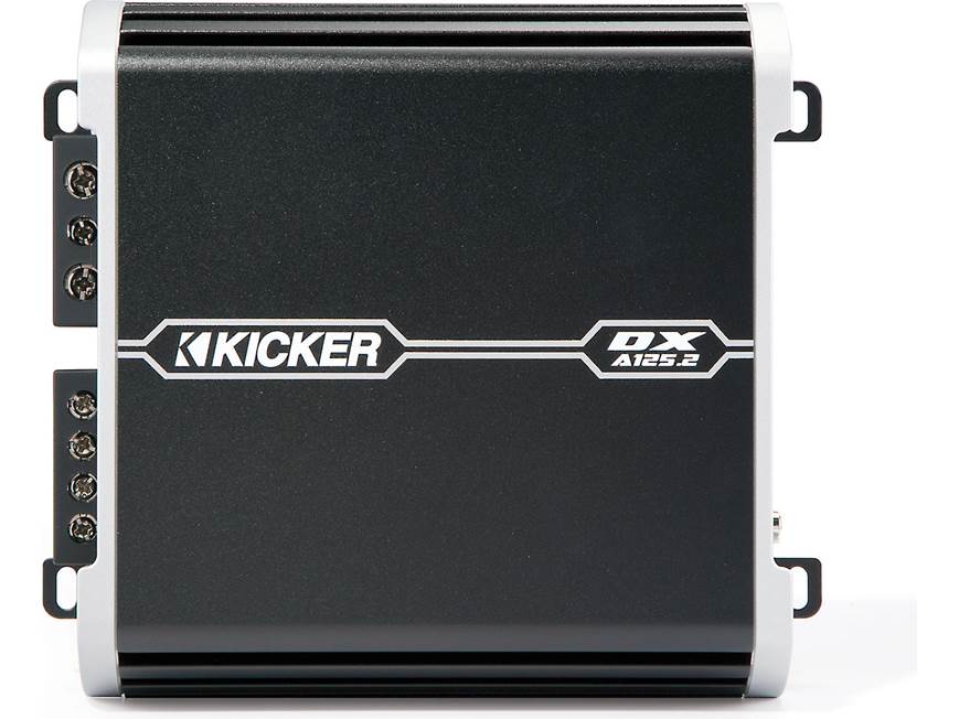 Kicker DXA125.2 2-channel car amplifier — 30 watts RMS x 2 at