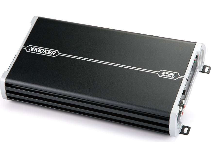 Kicker DXA1500.1 Mono subwoofer amplifier — 1,500 watts RMS x 1 at