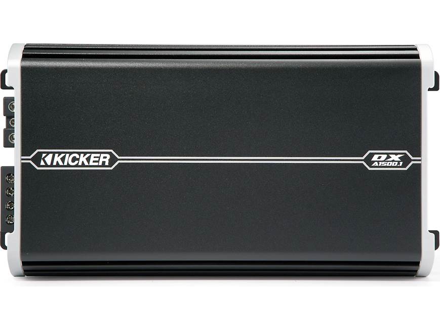 Kicker DXA1500.1 Mono subwoofer amplifier — 1,500 watts RMS x 1 at