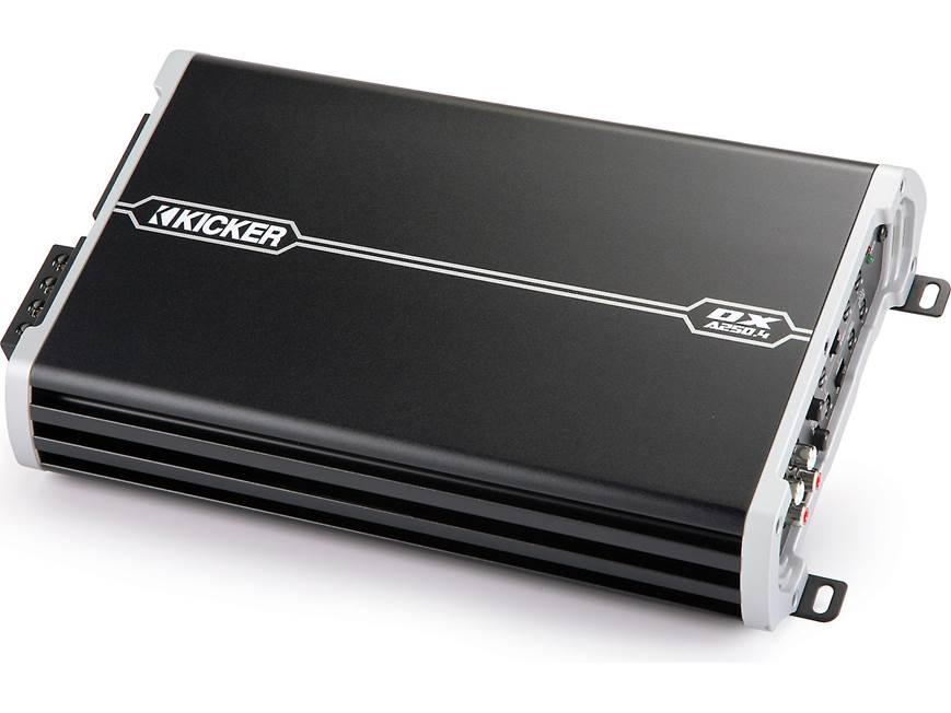 Kicker DXA250.4 4-channel car amplifier — 30 watts RMS x 4 at