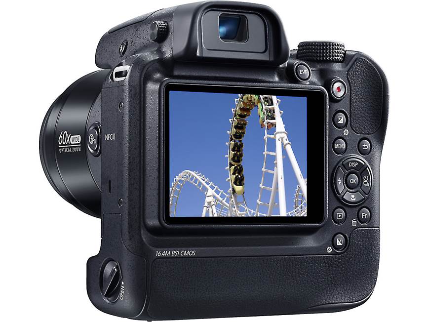 Samsung WB2200F 16-megapixel smart camera with 60X optical zoom