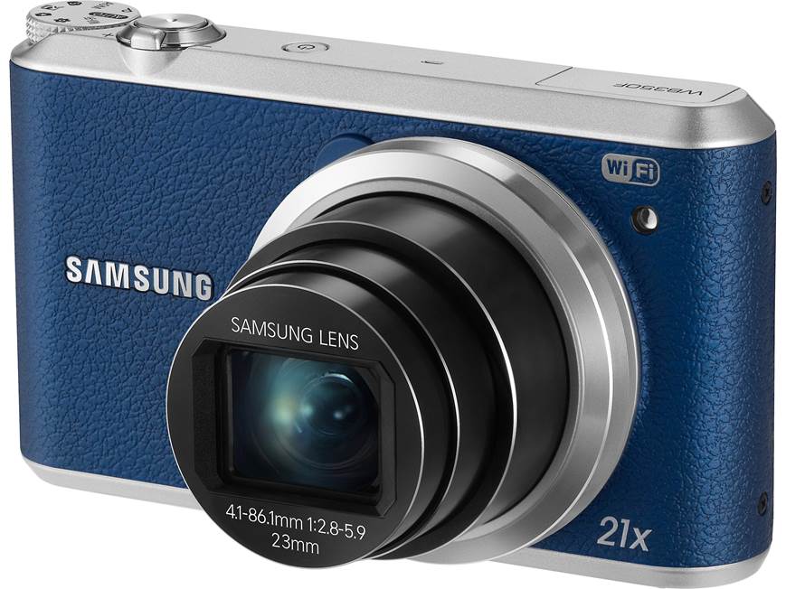 Samsung WB350F (Blue) 16-megapixel digital camera with Wi-Fi® and