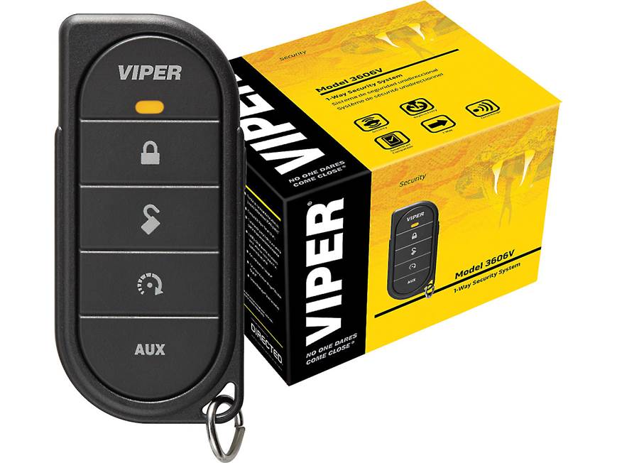 Viper Model 3606V 1-Way car security and keyless entry system at