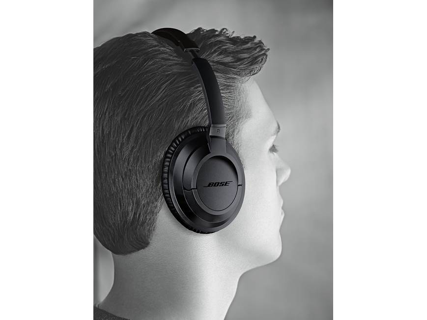 Bose® SoundTrue™ around-ear headphones (Black) With in-line remote