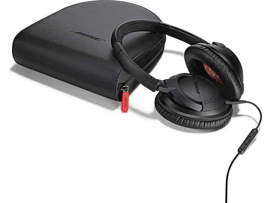 Bose® SoundTrue™ around-ear headphones (Black) With in-line remote