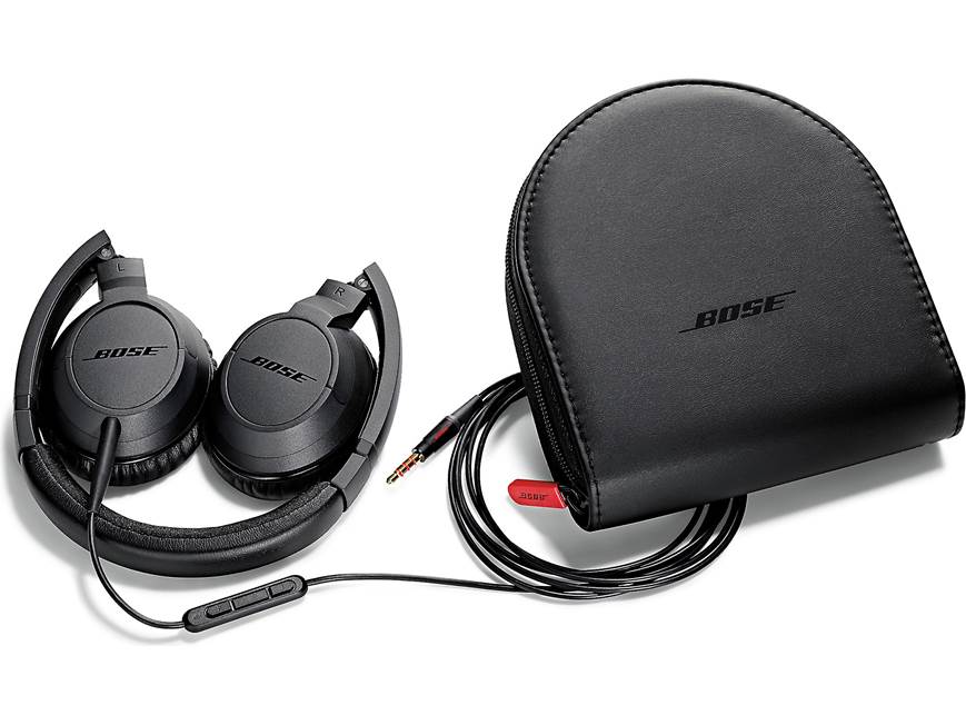 Bose® SoundTrue™ on-ear headphones (Black) With in-line remote and