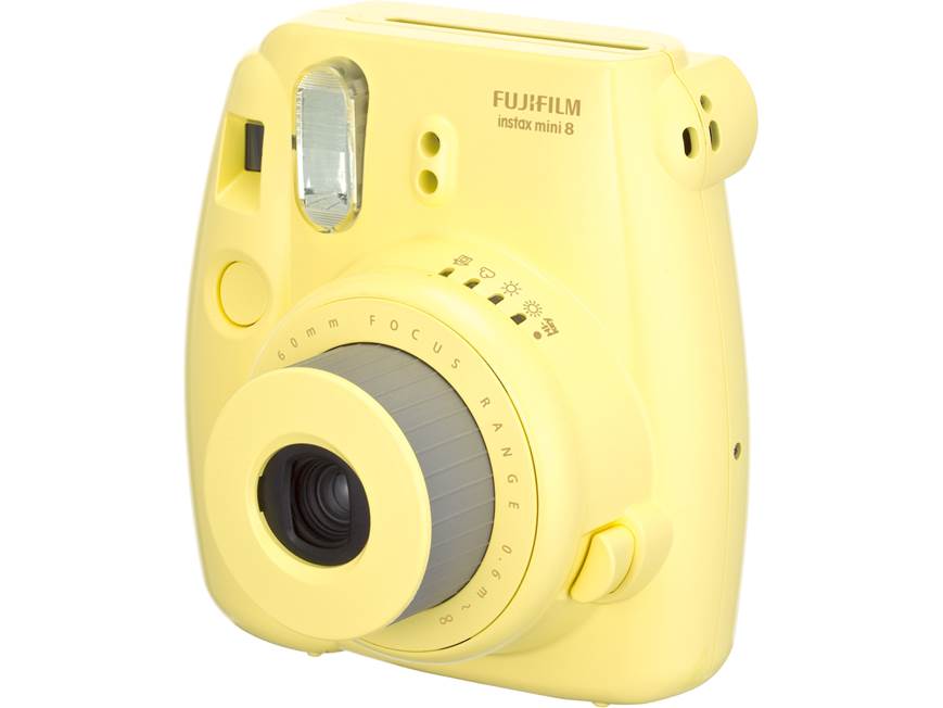 Fujifilm Instax Mini 8 (Yellow) Compact instant camera (Yellow) at