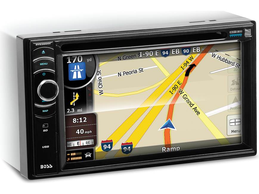 Boss BV9386NV Navigation receiver at Crutchfield