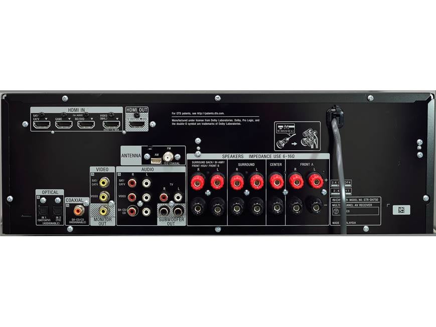 【動作未確認】SONY AVアンプ　STR-DH750（ジャンク品） Sony STR-DH750 7.2-channel home theater receiver with Bluetooth