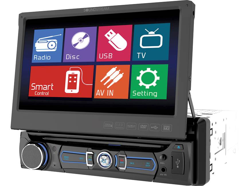 Soundstream VR-701 DVD receiver at Crutchfield